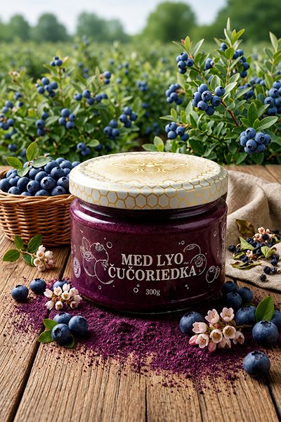 Med lyo čučoriedka 300 g - Image 2